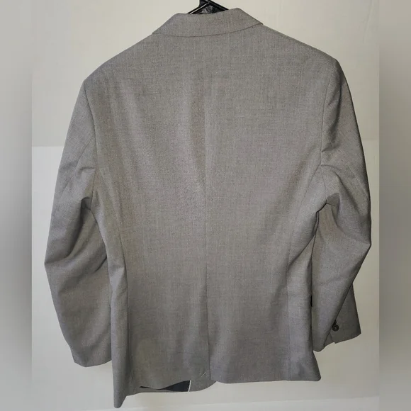 H & M Men's Slim Fit Blazer Sz 42R Gray - Picture 3 of 9